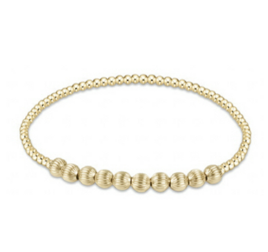 Enewton - Dignity Beaded Bliss 2mm Bead Bracelet - 4mm Gold - Findlay Rowe Designs