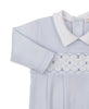 Kissy Kissy - Footie Smocked Anchors - Light Blue - Findlay Rowe Designs
