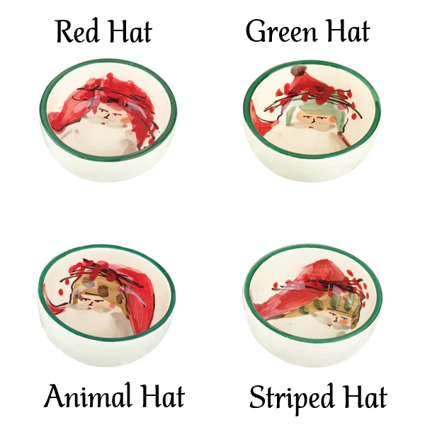 Vietri - Old St. Nick - Assorted Condiment Bowls