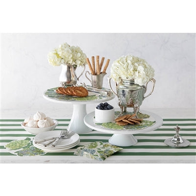 Hester and Cook - Table Runner - Dark Green Classic Stripe
