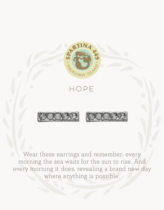 Spartina - Earrings - Sea La Vie Stud - Hope/Horizon - Silver