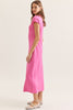 Entro - Dress - Knit Mini Column - Pink Red - Findlay Rowe Designs