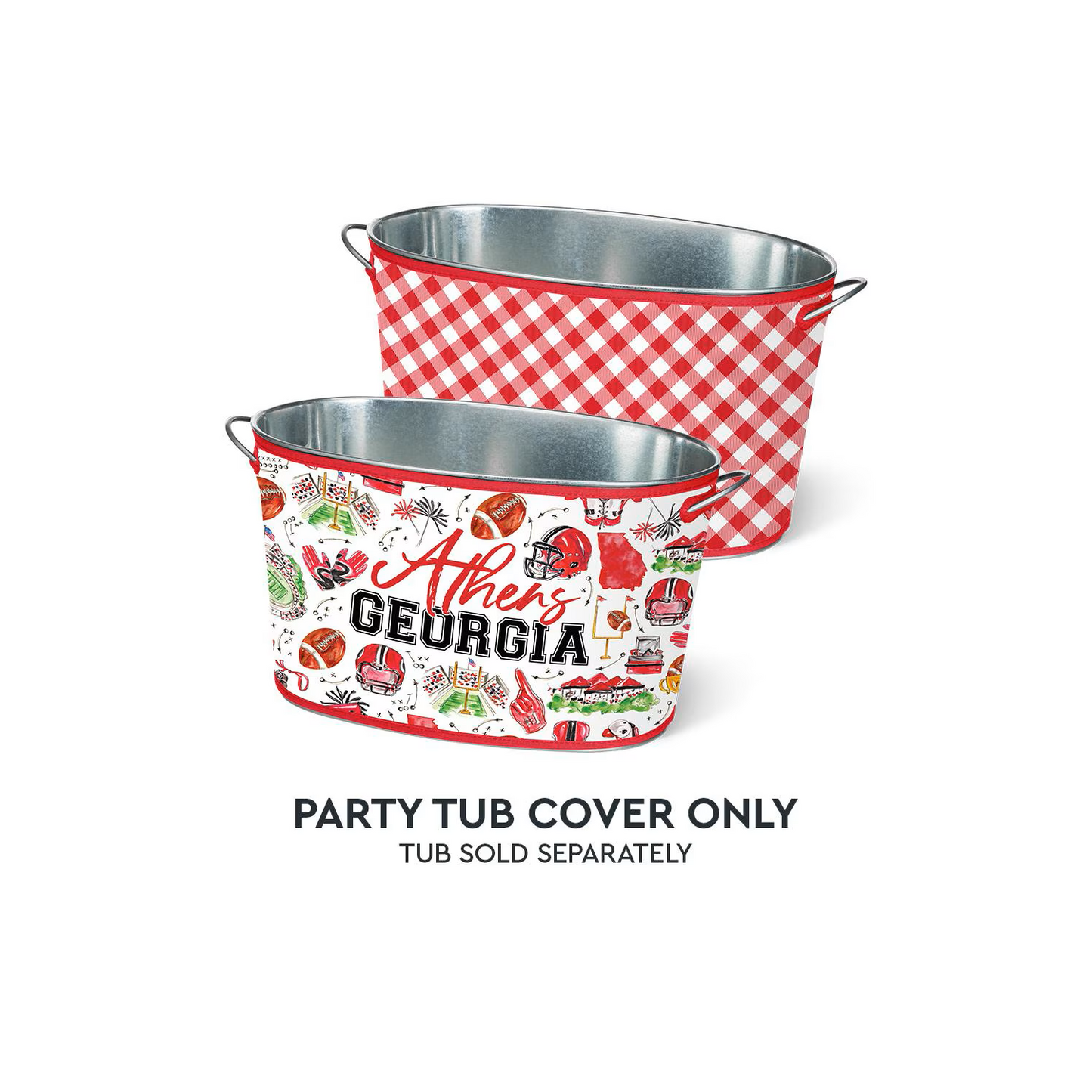 Swig - Party Tub Cover - Tailgates in Athens - Findlay Rowe Designs