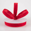 A&B Floral - Ribbon - 7/8in Velvet - Red