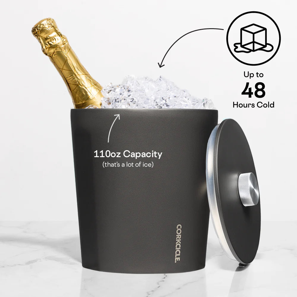 CORKCICLE- ICE BUCKET CERAMIC SLATE