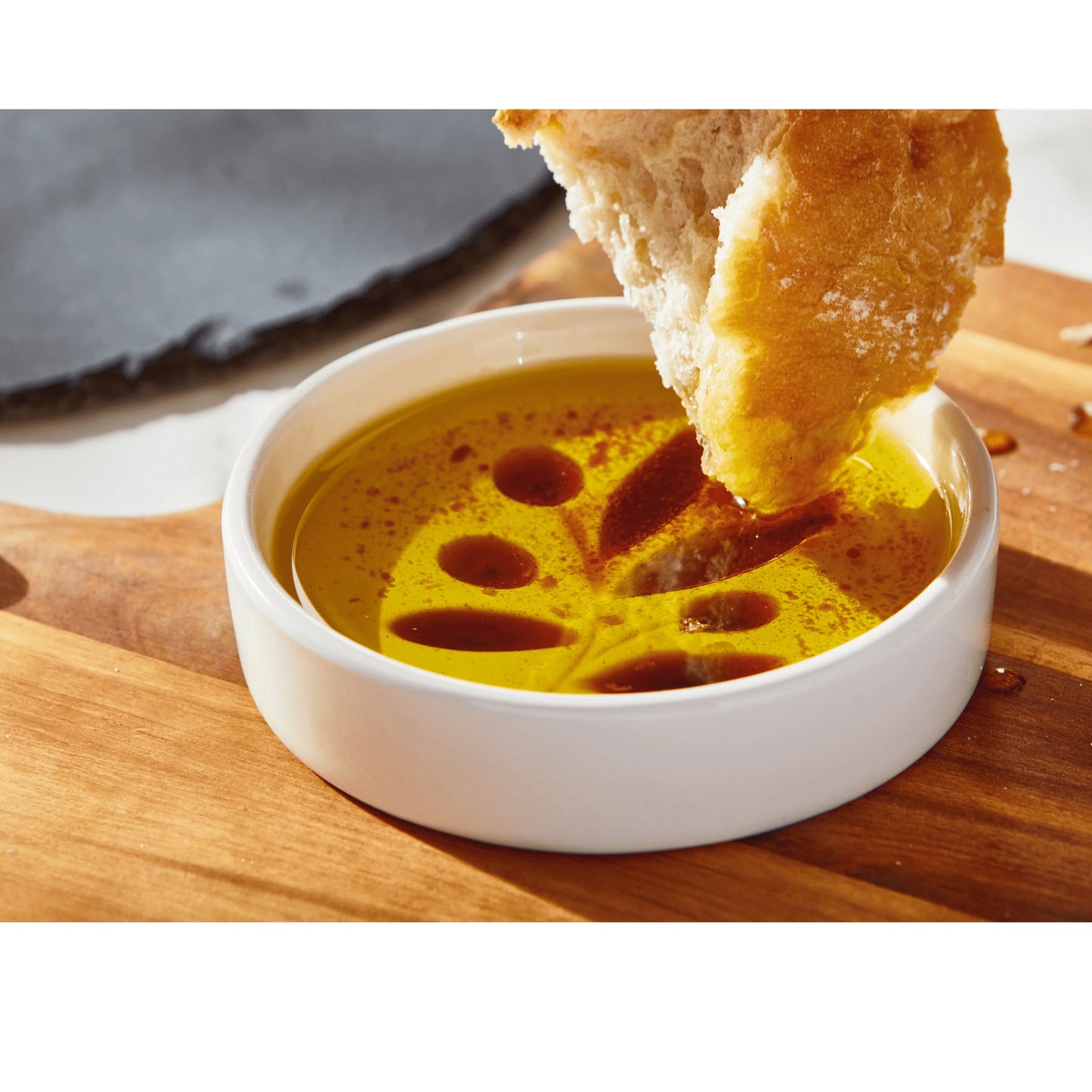 Oil and Vinegar Dipping Dish - Olive Leaf - Findlay Rowe Designs