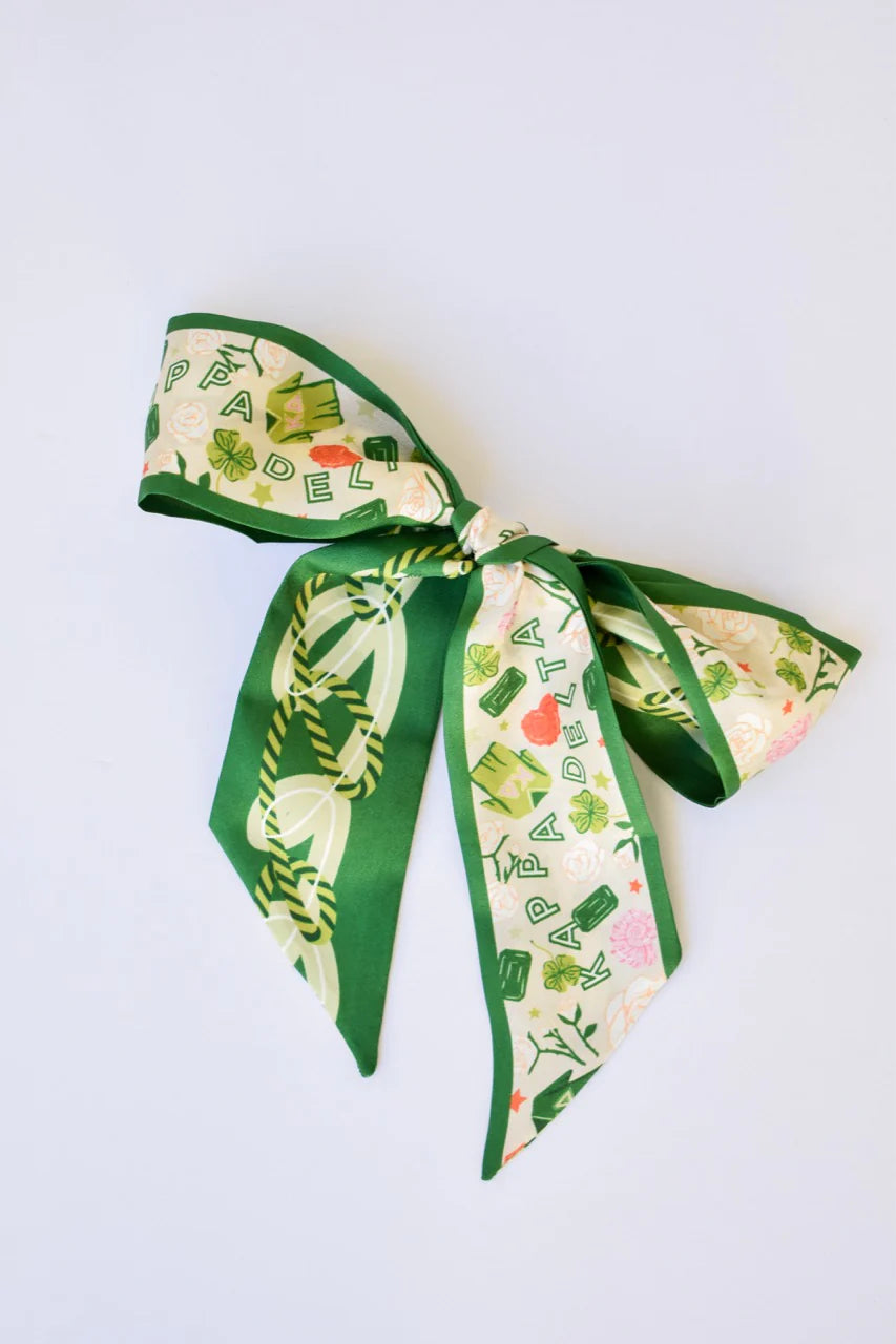 Saturday Silks - Skinny Scarf - Greek Life