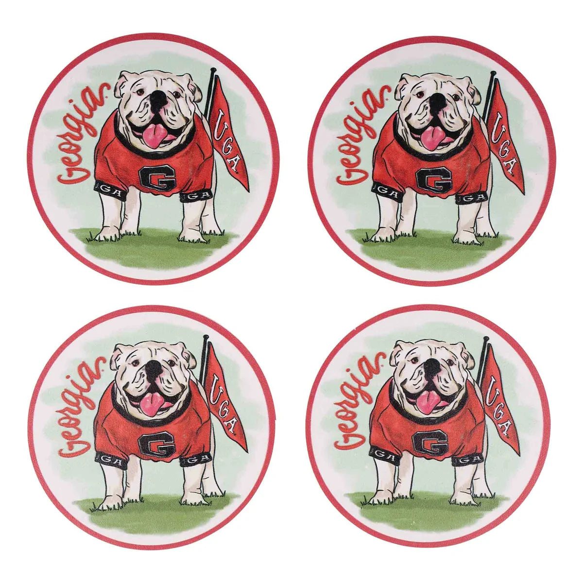 Glory Haus - Placemats - Set of 4 - Georgia UGA