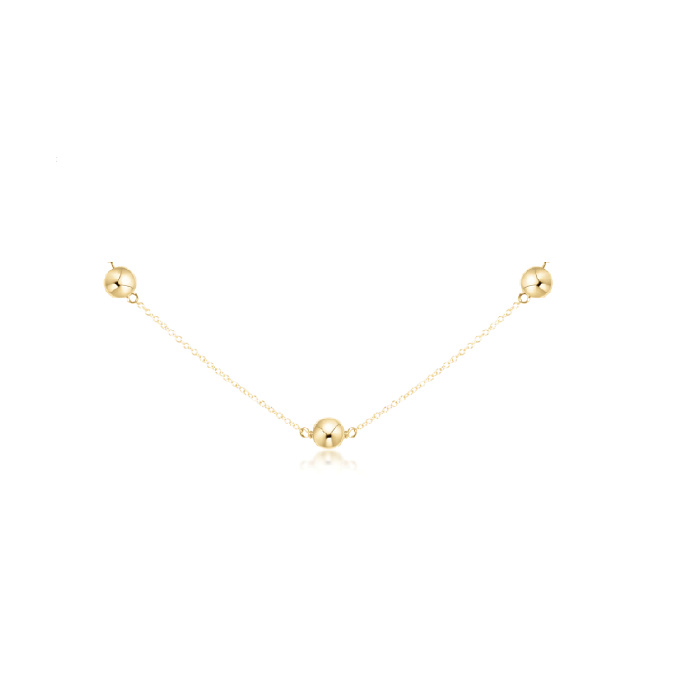 newton - 17" Choker Simplicity Chain Gold - Classic Gold 6mm - Findlay Rowe Designs