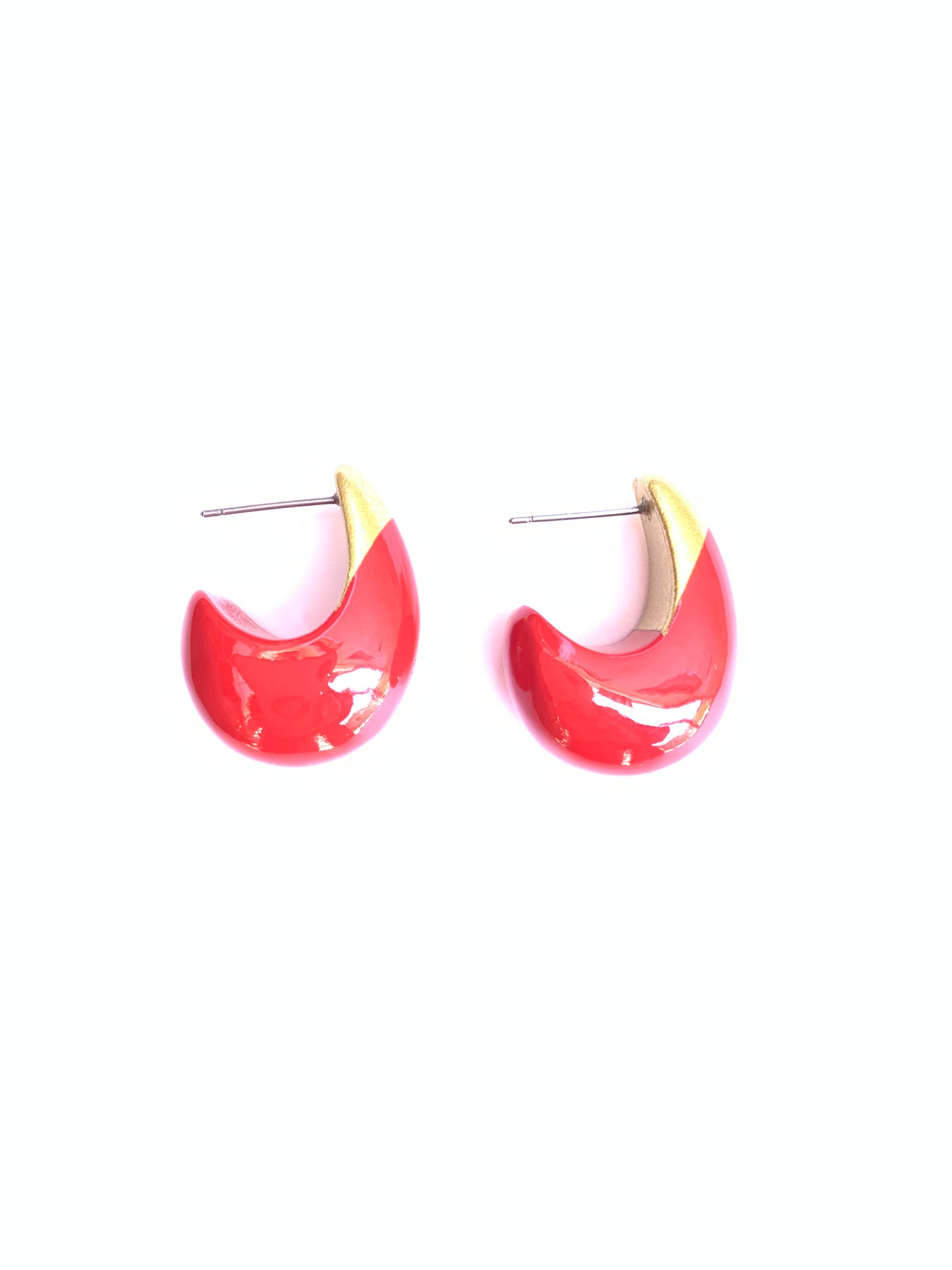 Accessory Jane - Earring - Teardrop - Real Red Gold - Findlay Rowe Designs
