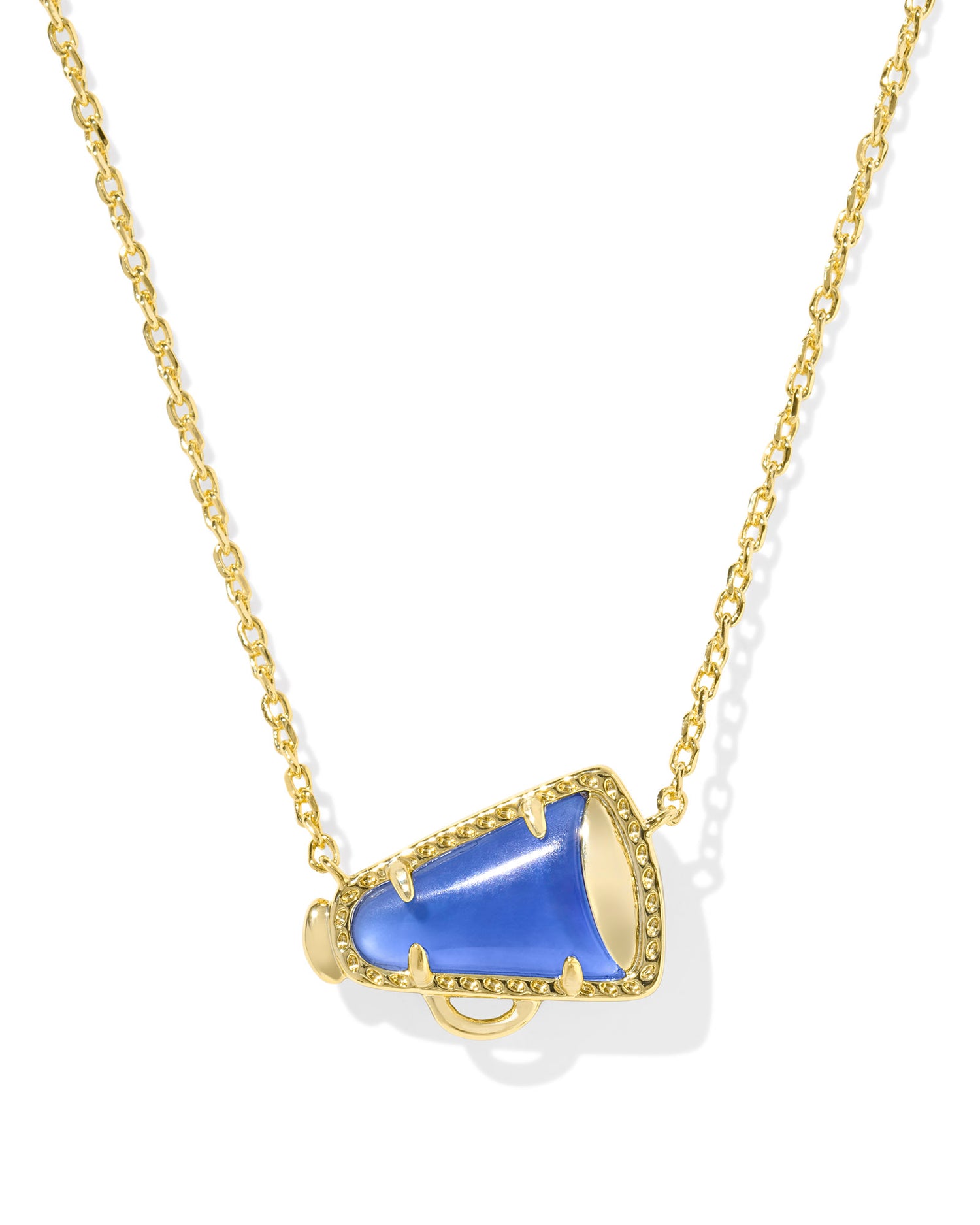 Kendra Scott - Necklace - Cheer Short Pendant - Gold Cobalt Illusion. - Findlay Rowe Designs
