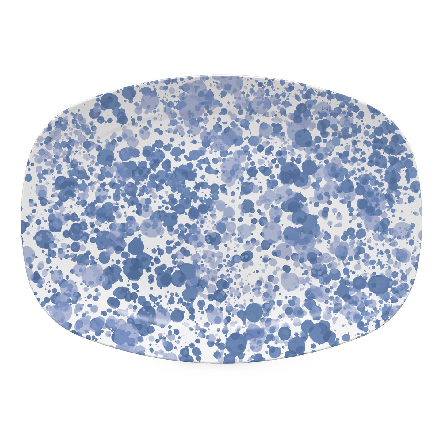 Mariposa - Platter - Shades of Blue Splatter - Findlay Rowe Designs