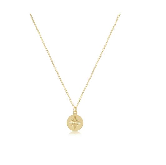 Enewton - Necklace Gold - Direction Gold Disc - 16in