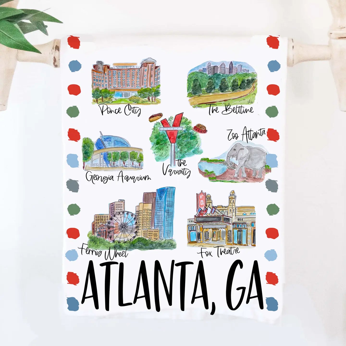 Happy by Rachel - Towel - Atlanta Georgia - Findlay Rowe Designs