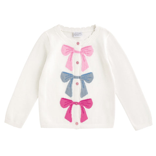 Mud Pie - Baby - Colorful Bow Cardigan - Findlay Rowe Designs