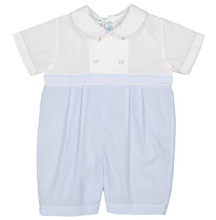 Feltman Brothers- Boys Double Breasted Romper