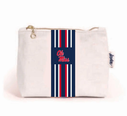 Desden - Canvas Pouch - Ole Miss - Findlay Rowe Designs