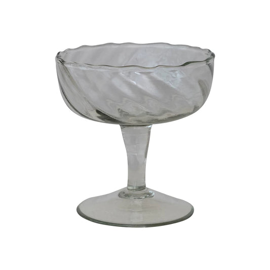 Champagne Coupe - Twisted Stem - 6oz - Findlay Rowe Designs