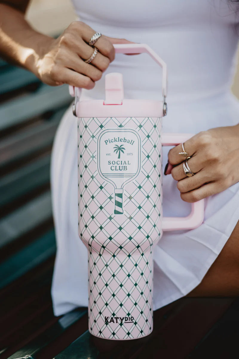 KatyDid - Pickleball Social Club Tumbler - 38oz - Findlay Rowe Designs