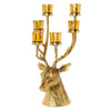 Gold Stag Candelabrum Centerpiece