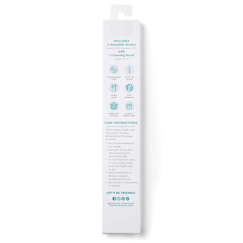 Swig - Reusable Straw Set - Teacher Life - Findlay Rowe Designs
