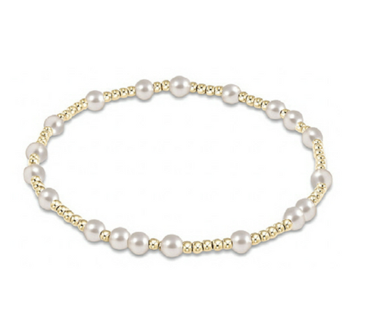 Enewton- Hope Unwritten 4mm Bead Bracelet - Pearl