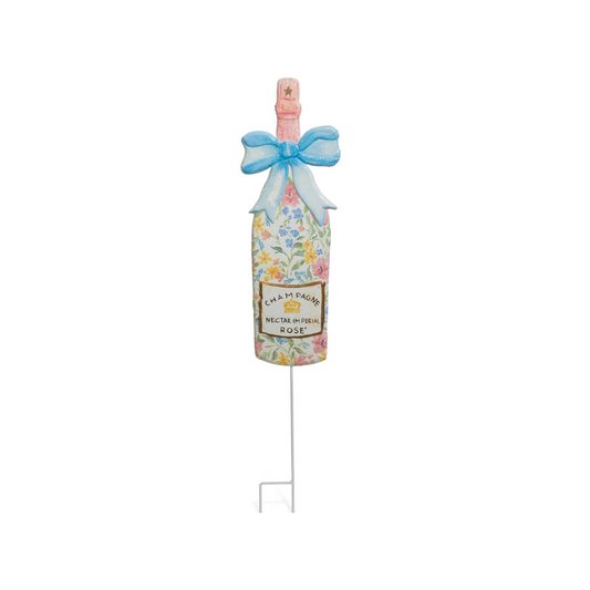 Raz Imports - Garden Stake - Champagne Fleur - 31" - Findlay Rowe Designs