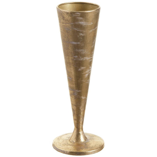 Metal Vase 12 - Gold Antique - Findlay Rowe Designs