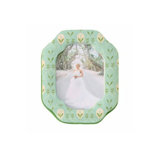 Laura Park - Frame - 5x7 - Blooms in Blue Fabric - Findlay Rowe Designs