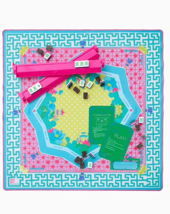 Oh My Mahjong - Mahjong Mat in Tube - Zen Glow - Findlay Rowe Designs