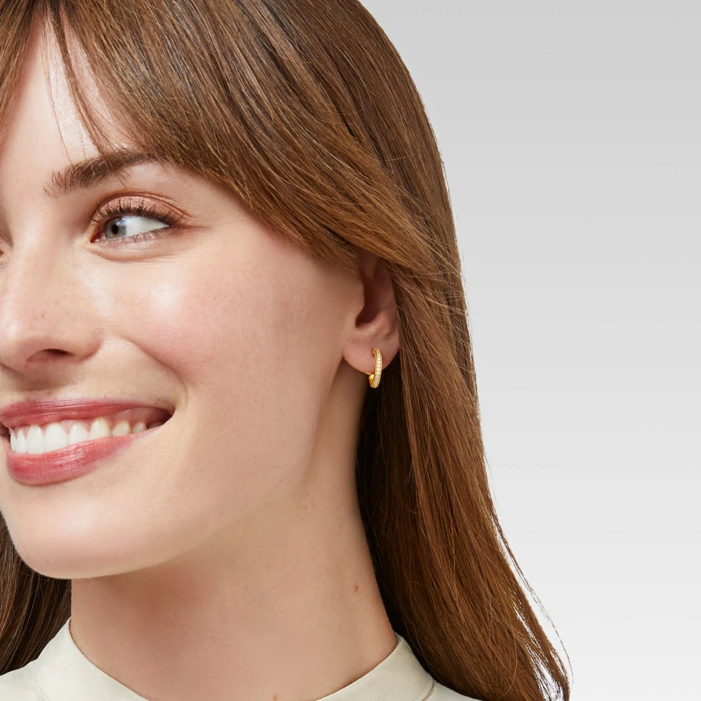 Julie Vos - Earring - Odette Hoop & Charm
