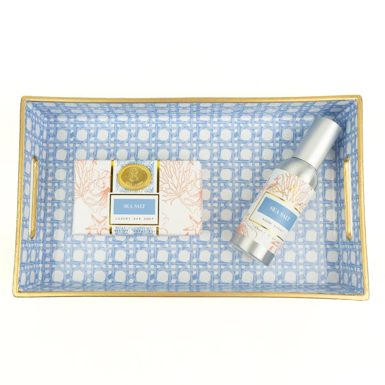 Blue Cane Vanity Tray - Findlay Rowe Designs