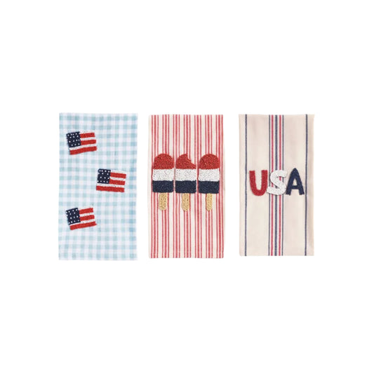 Mud Pie - Towel - Beaded Americana - Findlay Rowe Designs