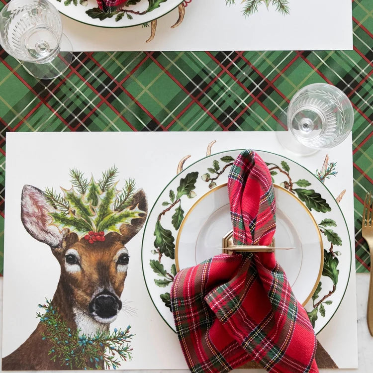 Hester & Cook - Table Runner - Green Plaid - 20" x 25' - Findlay Rowe Designs
