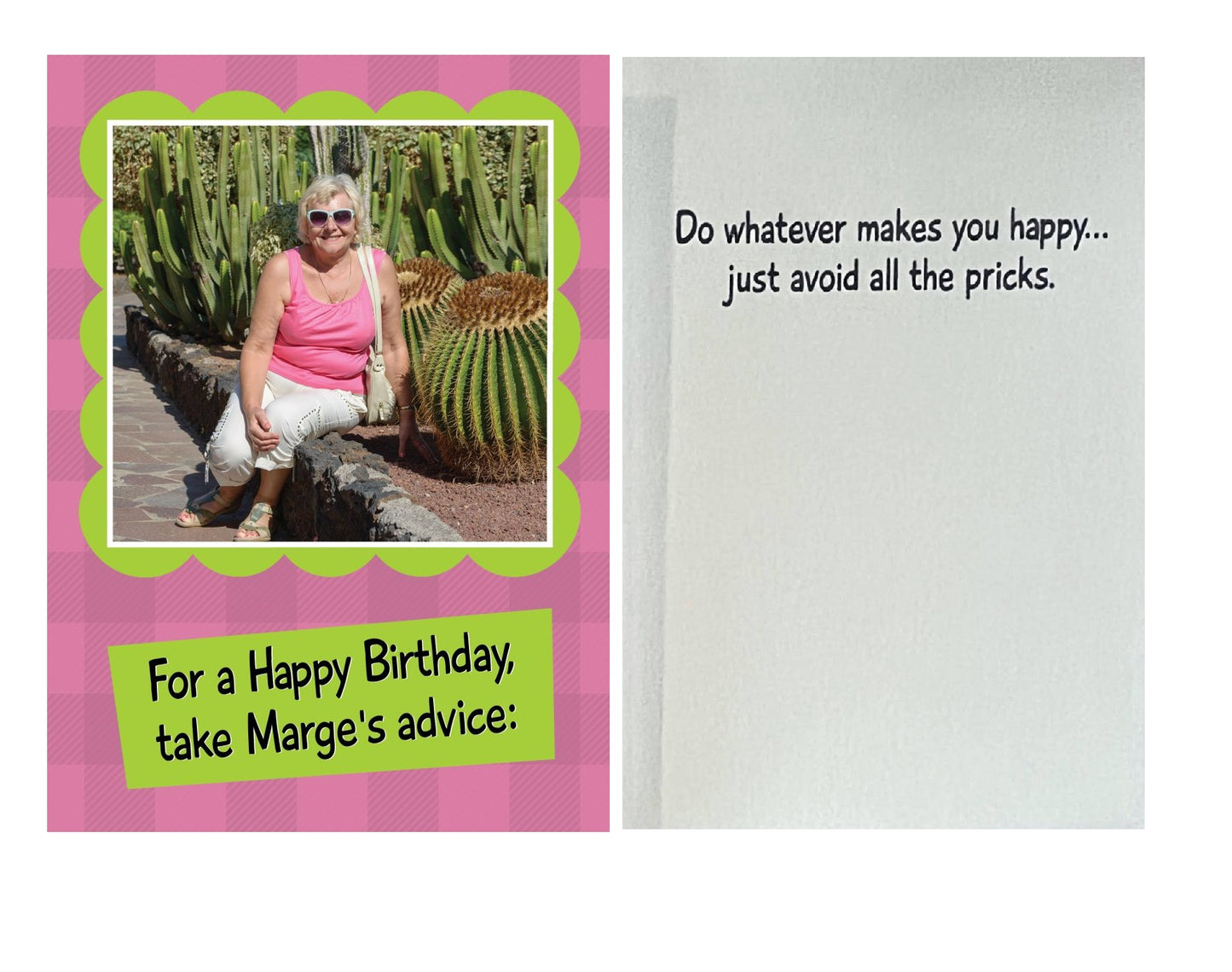 Birthday Card - Avoid the Pricks - Findlay Rowe Designs