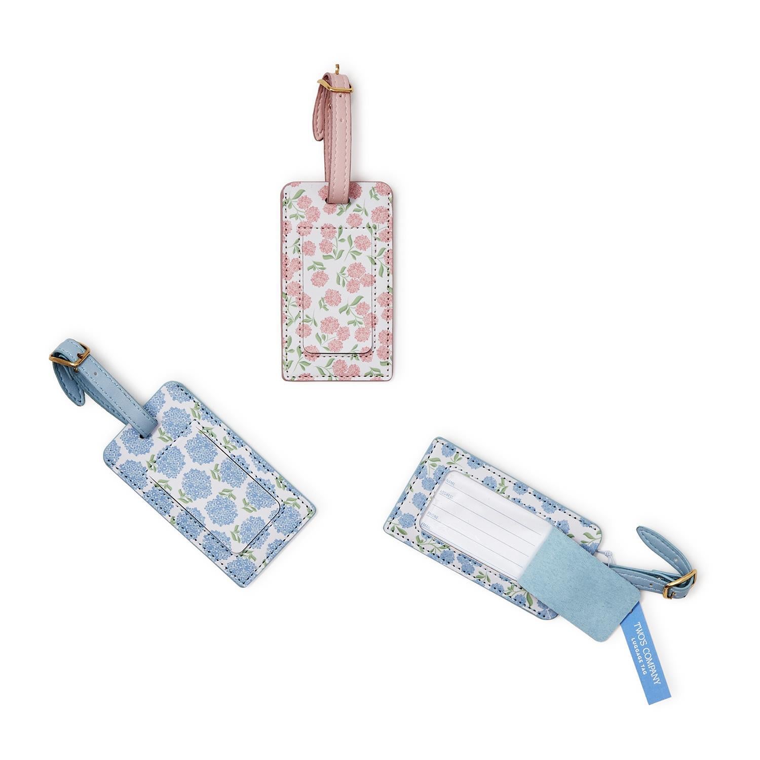 Luggage Tag - Hydrangea Print - Findlay Rowe Designs