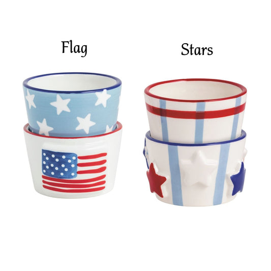 Mud Pie - Set 2 Ramekin - Americana
