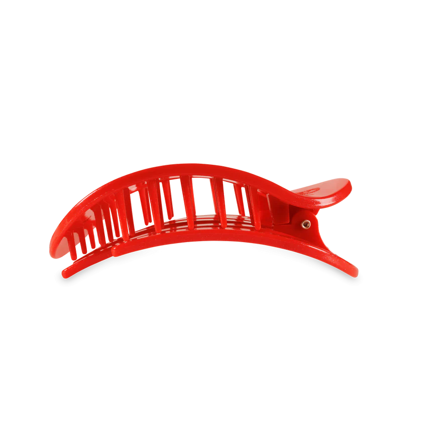 Teleties - Medium Flat Round Hair Clip - Rudolph Red - Findlay Rowe Designs