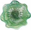 Vietri - Onda Glass - Ruffled Round Bowl - Green