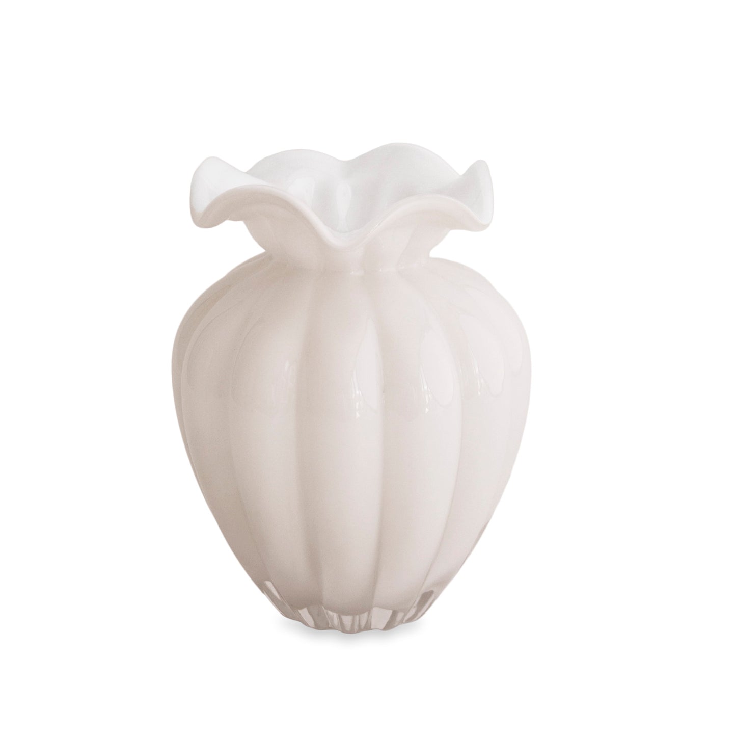 Vase - Vento Large Glass - Cream