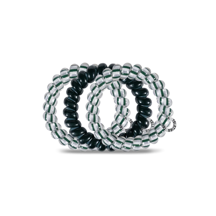 Teleties - Large Hair Ties - Michigan State - Findlay Rowe Designs