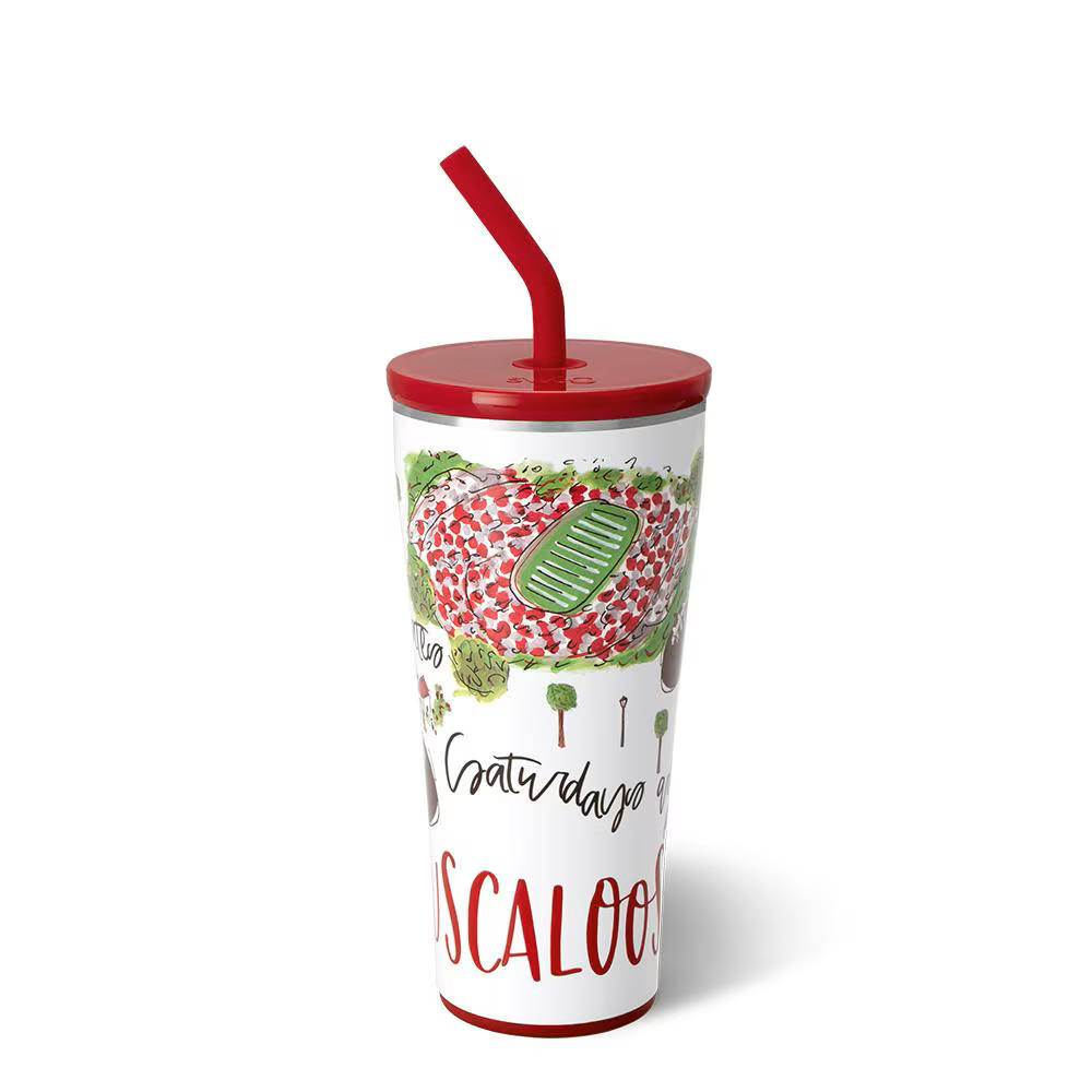 Swig - Tumbler 32oz - Saturdays in College Town - Findlay Rowe Designs