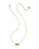 Kendra Scott - Necklace - Elisa Gold Pendant - Light Mauve Illusion - Findlay Rowe Designs