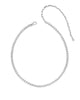 Kendra Scott - Necklace - Bella Tennis Necklace Silver White Cz