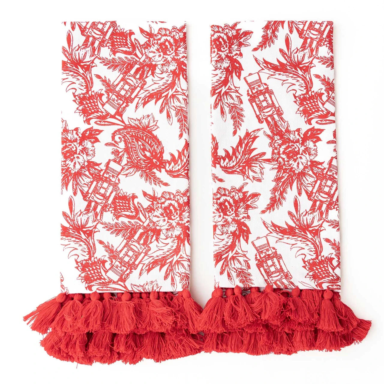 Towel - Nutcracker Toile Set of 2