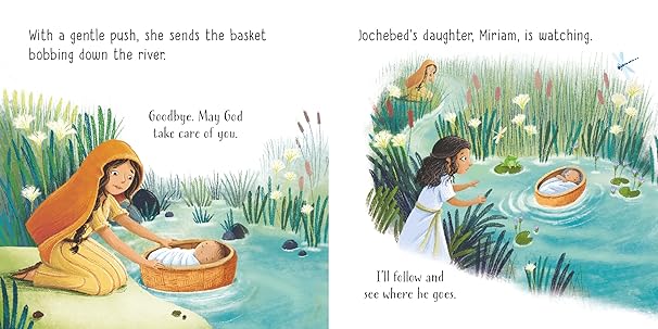 Moses in the basket (Little Board Books) - Findlay Rowe Designs