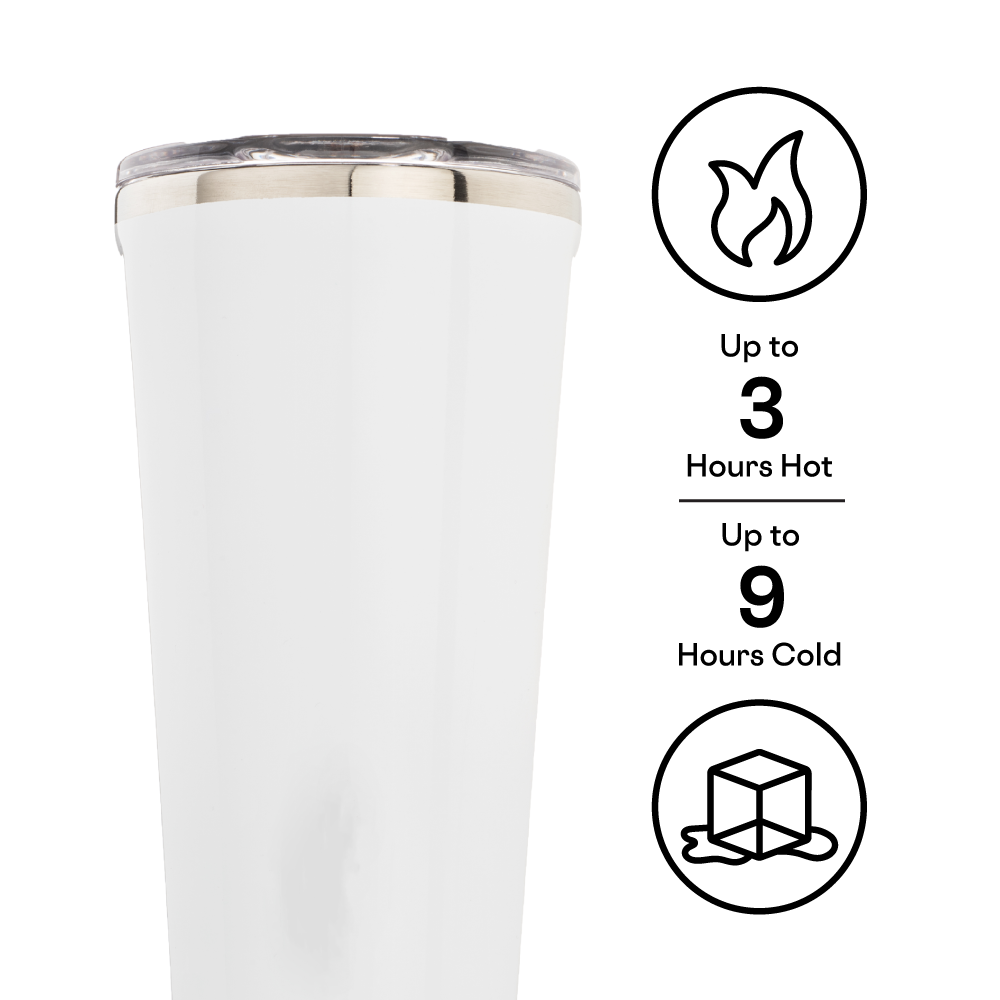 Corkcicle - 16oz Tumbler - White Gloss - Findlay Rowe Designs
