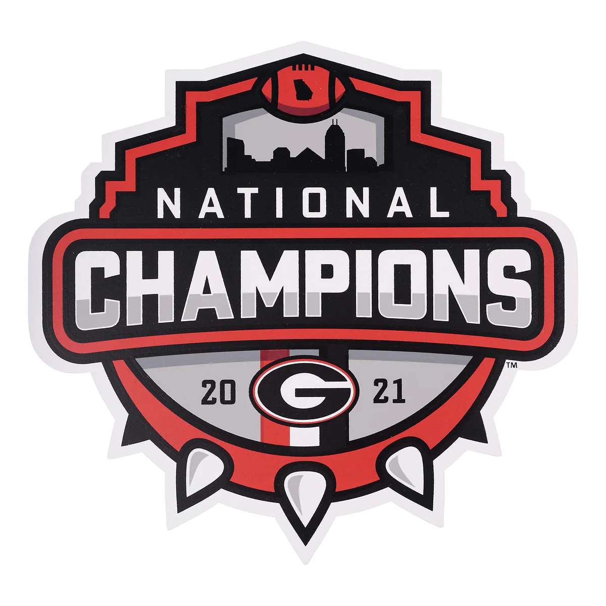 Topper - UGA National Championship - Findlay Rowe Designs