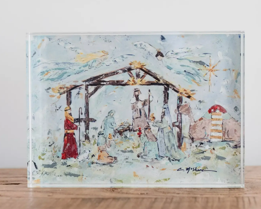 Chelsea McShane - Acrylic Block - Nativity