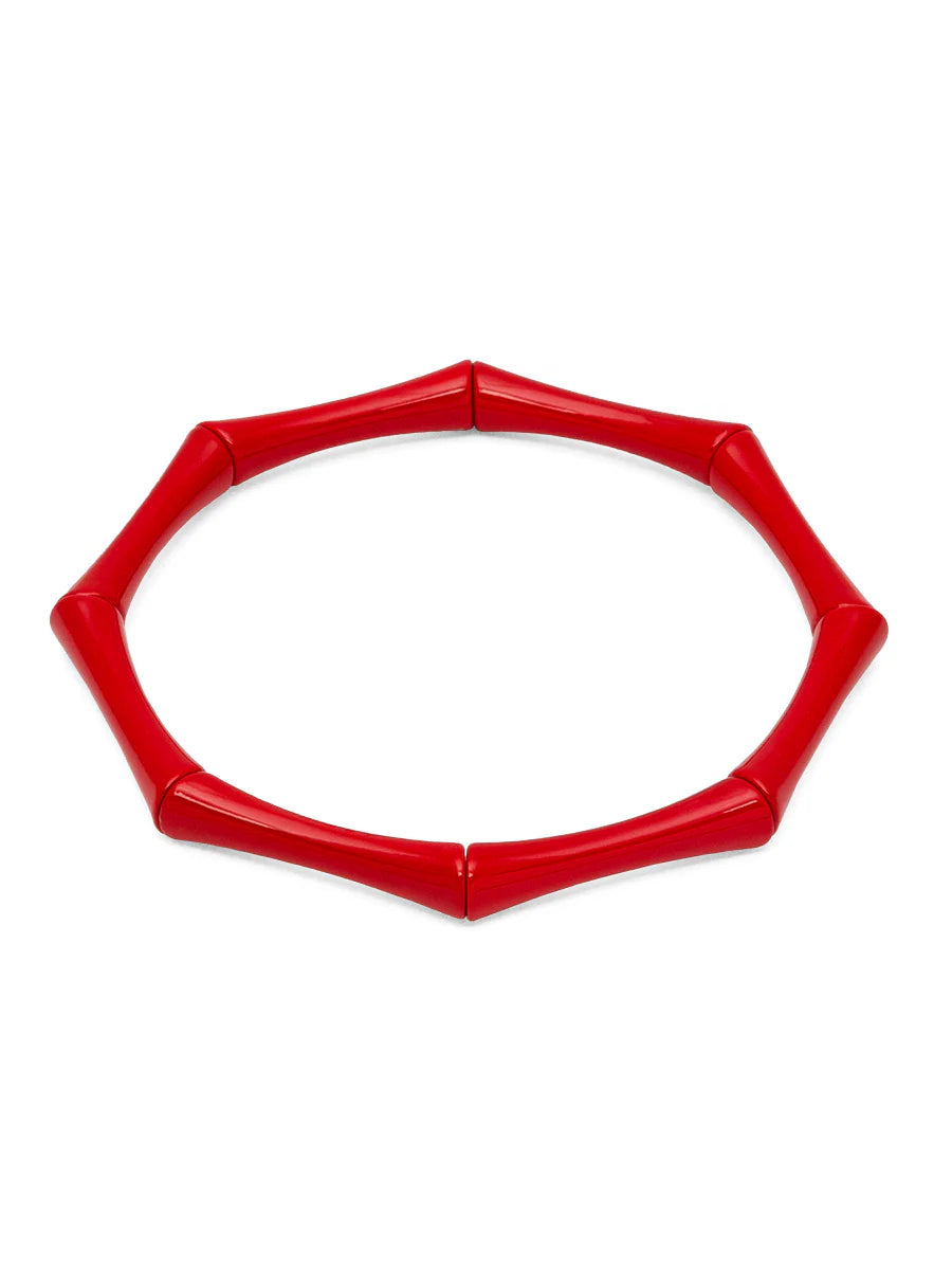 Bracelet - Enamel Stretch Bamboo - Findlay Rowe Designs